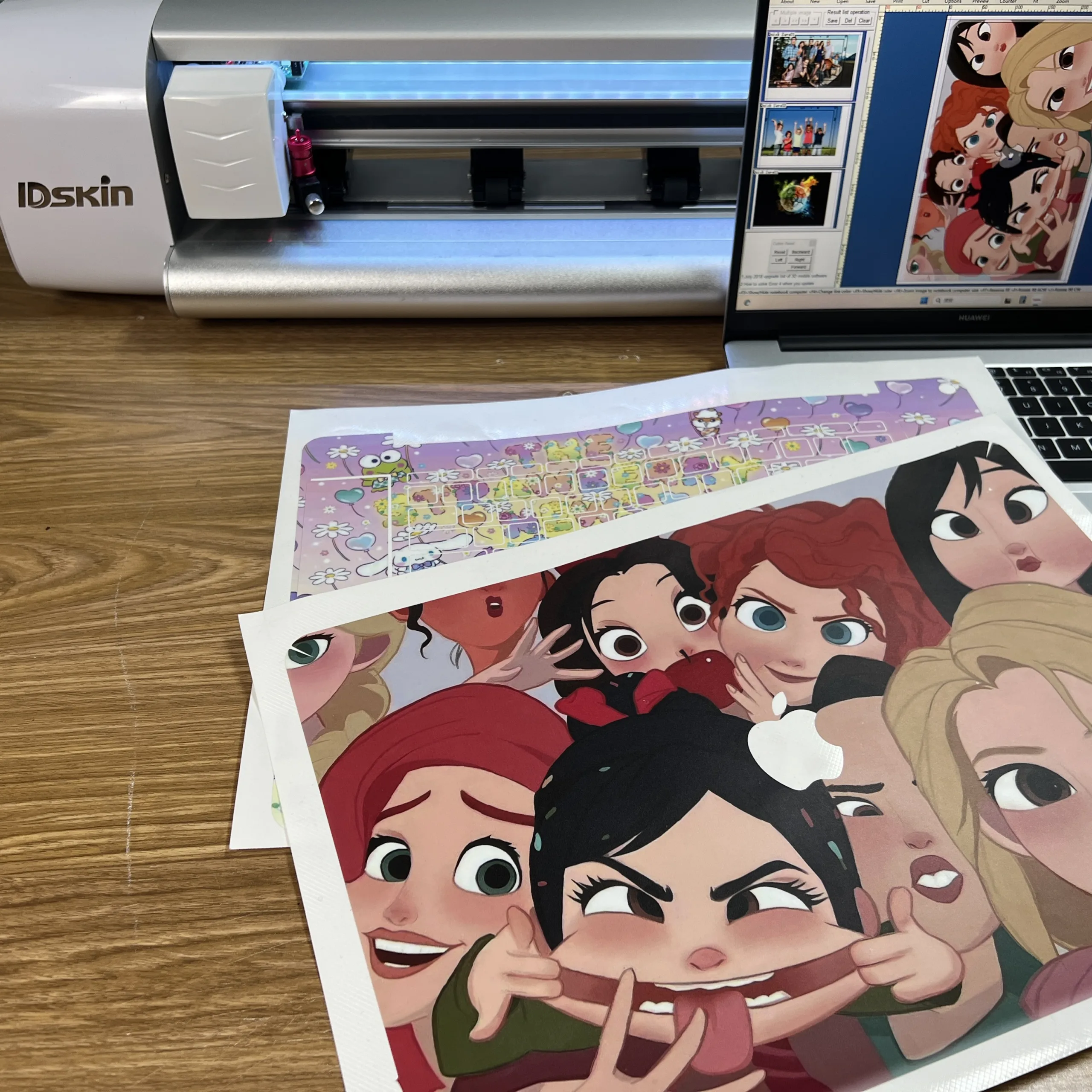 Beauty software makes laptop skin