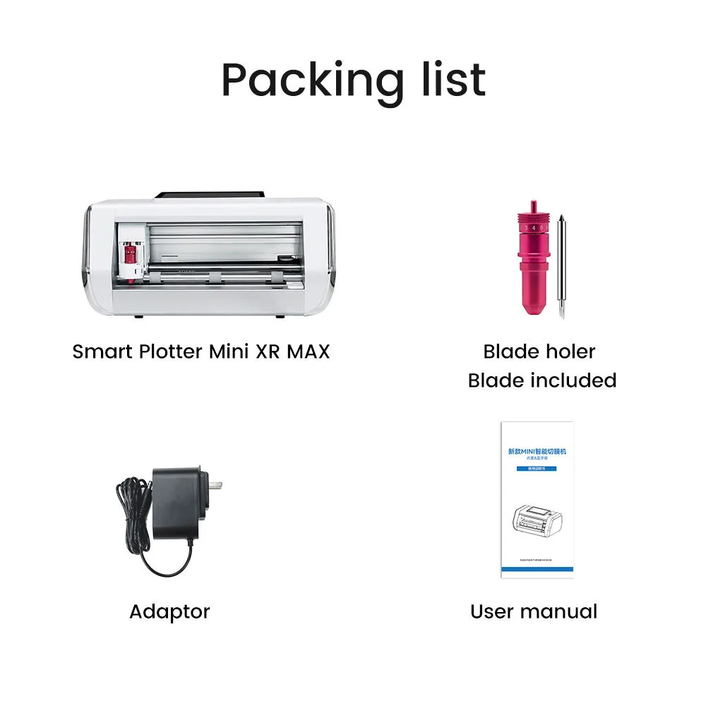 Daquin MINI cutting machine Packing list
